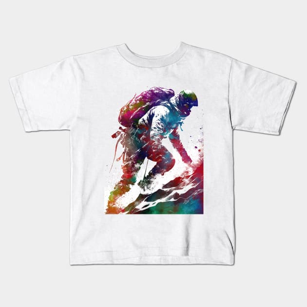 Mountaineer sport art #sport Kids T-Shirt by JBJart